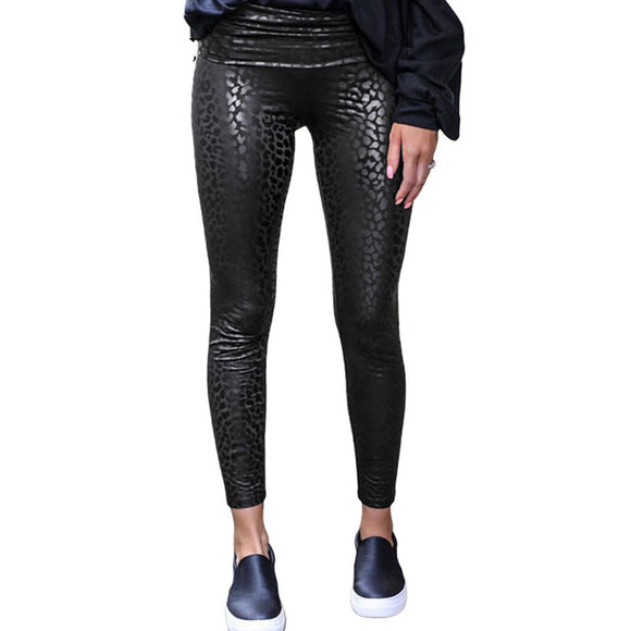 Leggings Ajustados de Cintura Alta Estilo Europeo y Americano para Mujer