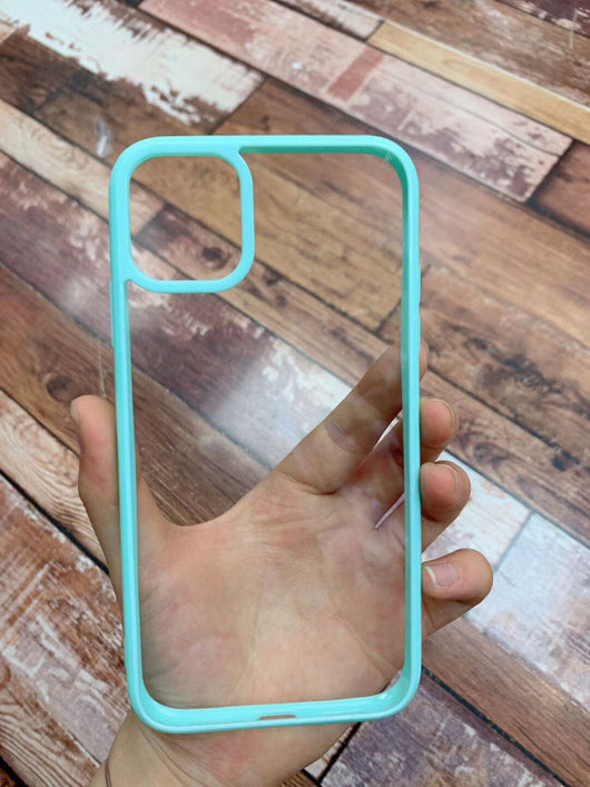 Funda iPhone Acrílica Bicolor con Diseño Cóncavo - Colores Candy - Image 8