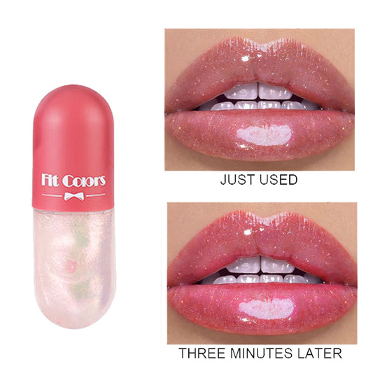 Brillo Labial Hidratante en Cápsula Mini Transparente
