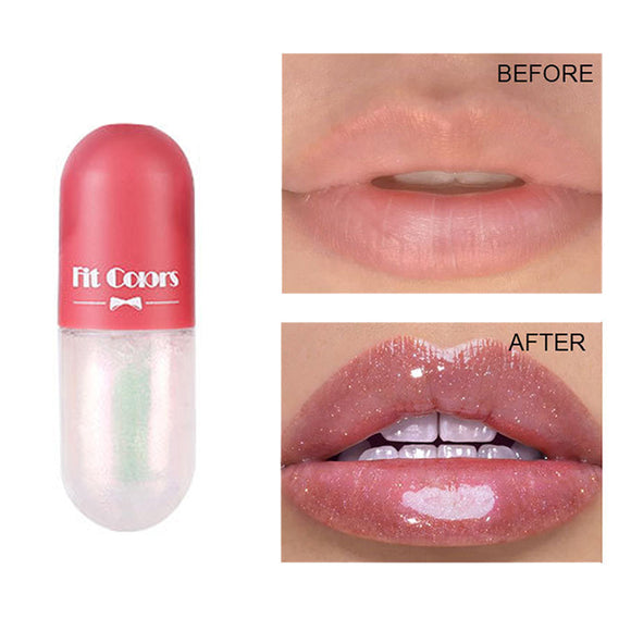 Brillo Labial Hidratante en Cápsula Mini Transparente