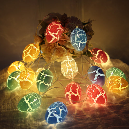 Guirnalda LED Huevos de Pascua - Luces Decorativas Impermeables