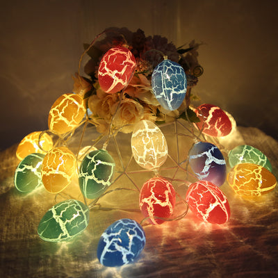 Guirnalda LED Huevos de Pascua - Luces Decorativas Impermeables