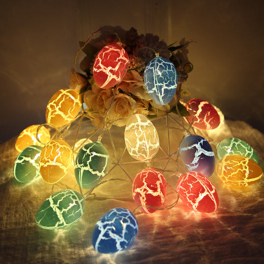 Guirnalda LED Huevos de Pascua - Luces Decorativas Impermeables