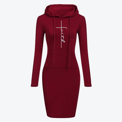 Sudadera Vestido Larga Mujer Otoño Invierno - Image 10