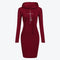 Sudadera Vestido Larga Mujer Otoño Invierno