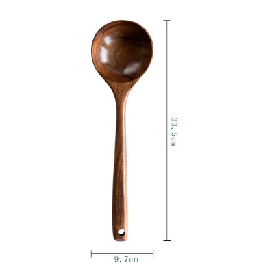 Set de Utensilios de Cocina en Madera de Acacia - Image 7