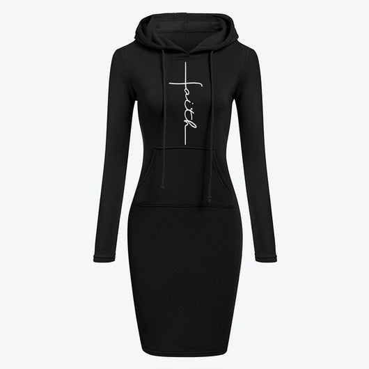 Sudadera Vestido Larga para Mujer - Abrigo Cómodo Otoño Invierno - Image 4