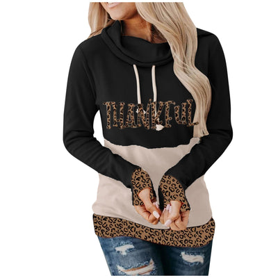 Suéter para Dama Estampado Leopardo con Letras Trendy - Image 4