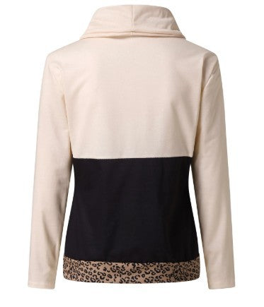 Suéter para Dama Estampado Leopardo con Letras Trendy - Image 6