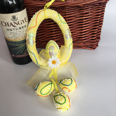Kit de Decoración de Huevos de Pascua DIY con Anillo Conejo para Familia - Image 3