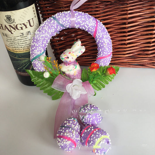 Kit de Decoración de Huevos de Pascua DIY con Anillo Conejo para Familia - Image 2