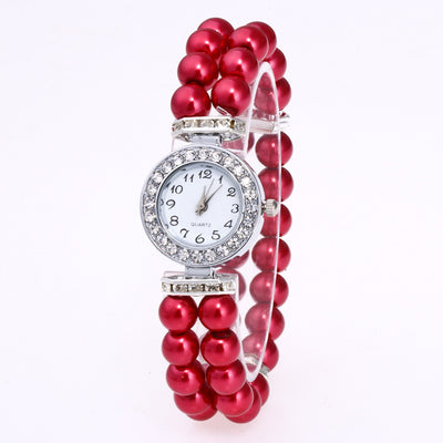Reloj de Pulsera Cuarzo con Perlas para Hombre y Mujer - Image 5