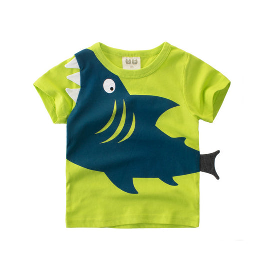 Camiseta de Algodón para Niño - Manga Corta Fresca y Cómoda - Image 2