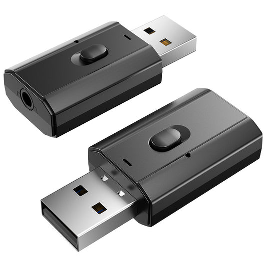 Adaptador Bluetooth 5.0 USB Transmisor y Receptor 2 en 1 con Llamadas Manos Libres