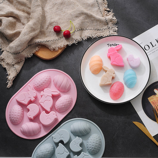 Molde de Silicona 3D Formas de Animales para Postres, Cupcakes y Chocolates