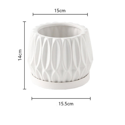 Maceta de Cerámica para Plantas de Escritorio - Image 6