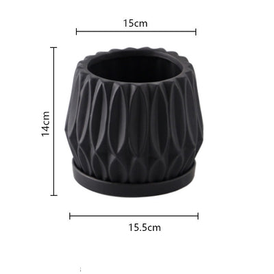 Maceta de Cerámica para Plantas de Escritorio - Image 5