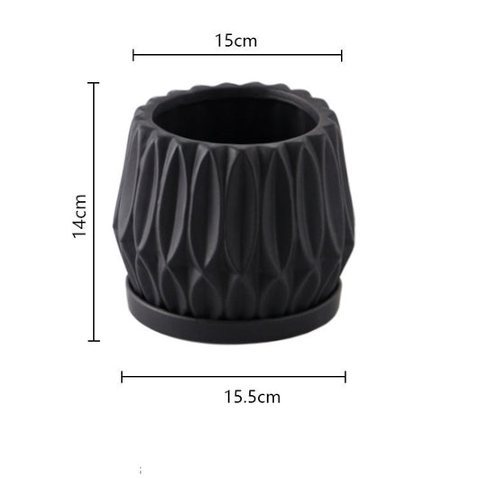Maceta de Cerámica para Plantas de Escritorio - Image 5