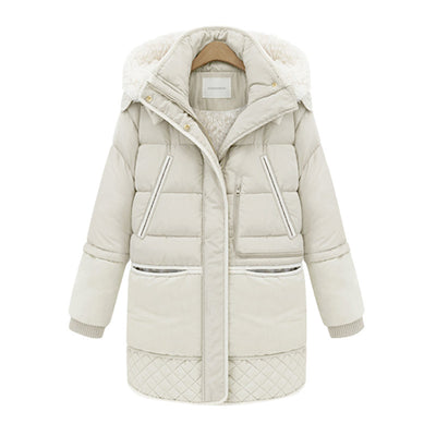 Abrigo de Lana de Cordero Coreano Chic para Invierno - Image 7