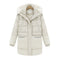 Abrigo de Lana de Cordero Coreano Chic para Invierno
