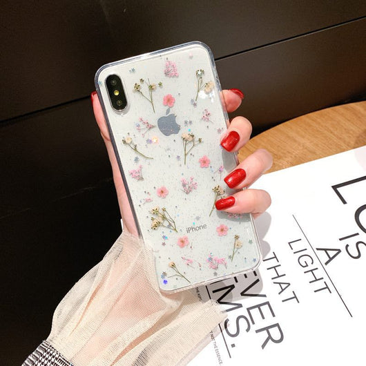 Funda para Teléfono con Flores Reales y Brillo Epoxi - Image 10
