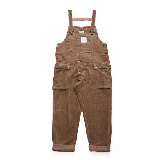 Overoles Siamese de Pana Lavada para Hombre - Corte Holgado - Image 2