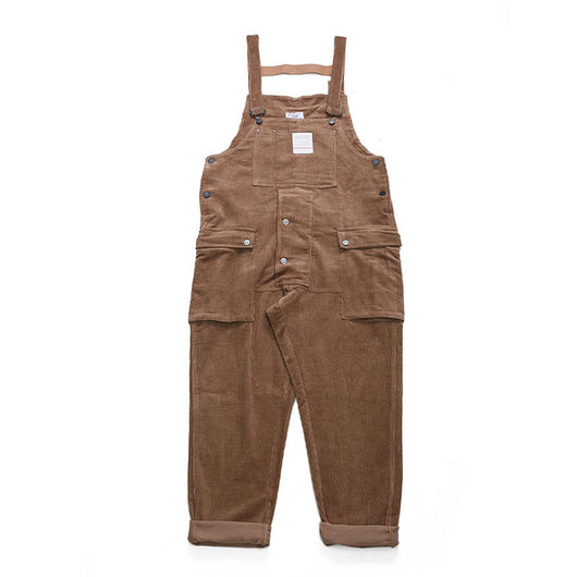 Overoles Siamese de Pana Lavada para Hombre - Corte Holgado - Image 2