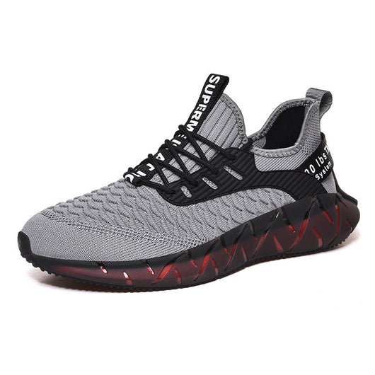 Zapatillas Deportivas Tejidas Volantes para Hombre Talla Grande - Image 8