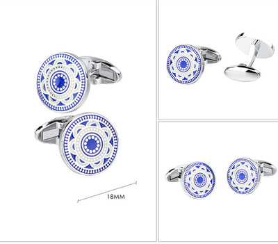 Gemelos para Puños Franceses Savas - Diseño Redondo Clásico - Image 9
