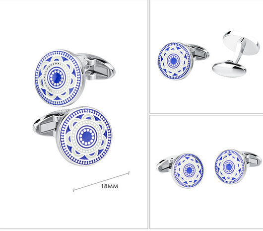 Gemelos para Puños Franceses Savas - Diseño Redondo Clásico - Image 2