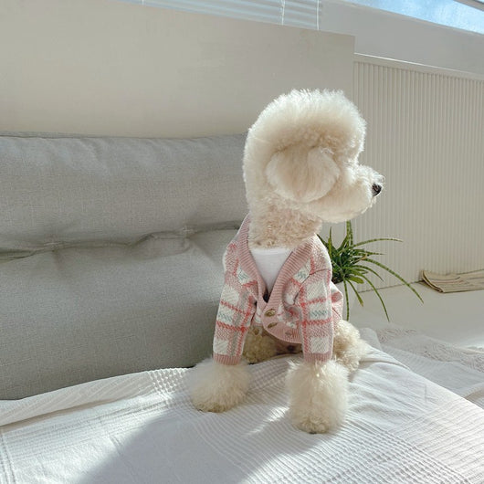 Suéter Cálido Coreano Rosa Suave para Perros Pequeños - Abrigo de Invierno - Image 9