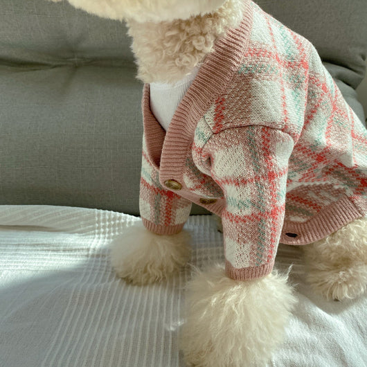 Suéter Cálido Coreano Rosa Suave para Perros Pequeños - Abrigo de Invierno - Image 11