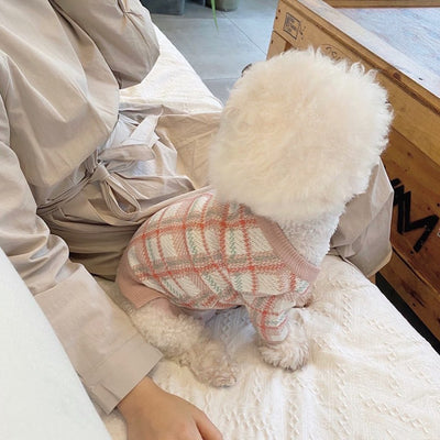Suéter Cálido Coreano Rosa Suave para Perros Pequeños - Abrigo de Invierno - Image 5