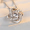 Collar de Plata 925 Corazón Infinito con Zirconias para Mujer