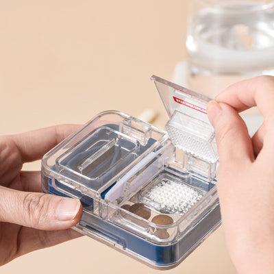 Organizador Portátil de Medicinas con Cortador de Pastillas - Image 7