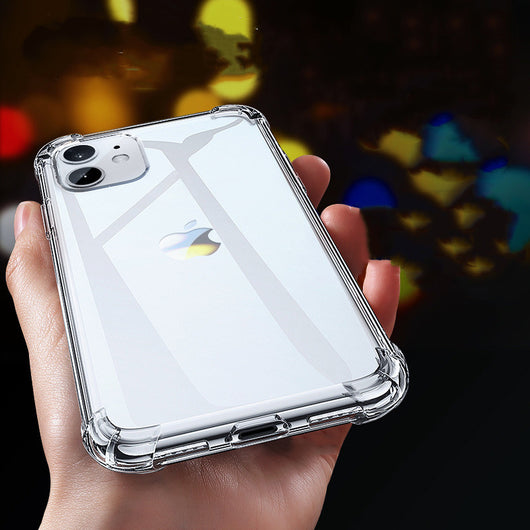 Funda de Silicona Transparente Antigolpes Premium para iPhone 11, X, XR, XS Max, 12, 11 Pro Max y más
