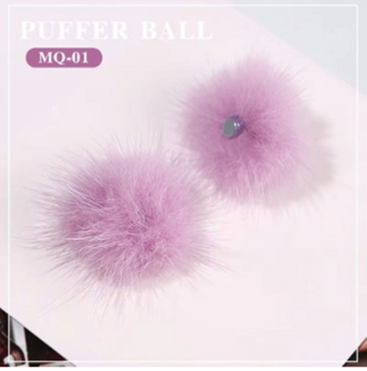 Adhesivo para Decoración de Uñas con Bolas de Pelo Removibles - Kit DIY - Image 3
