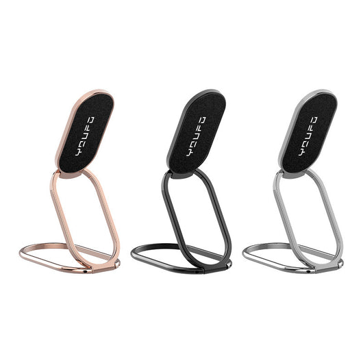 Soporte Magnético Plegable para Teléfono con Anillo de Metal