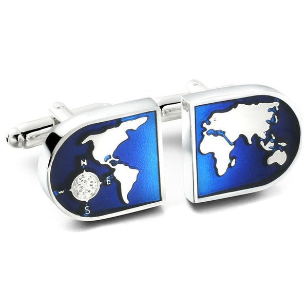 Gemelos para Camisa Francesa Hombre con Patrón Tierra