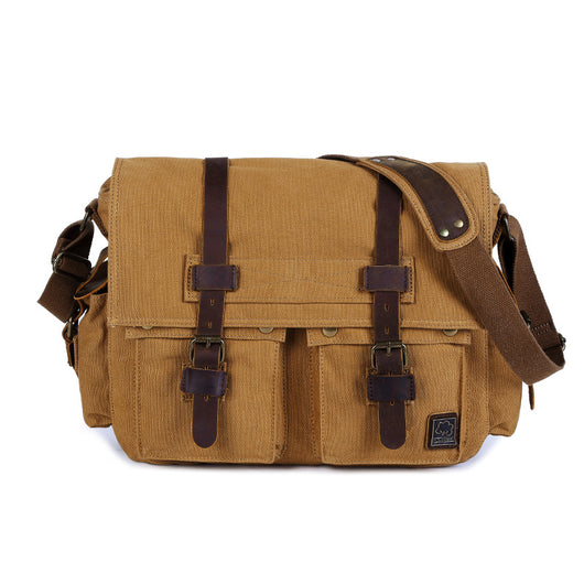 Bolsa de Lona para Hombre Estilo Europeo y Americano