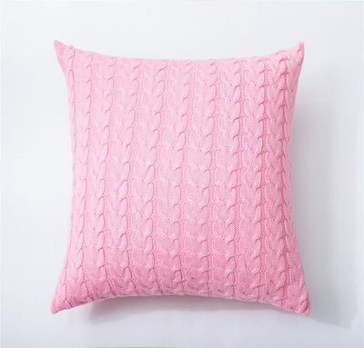 Funda de Almohada Tejida con Botones de Doble Giro sin Núcleo - Image 8