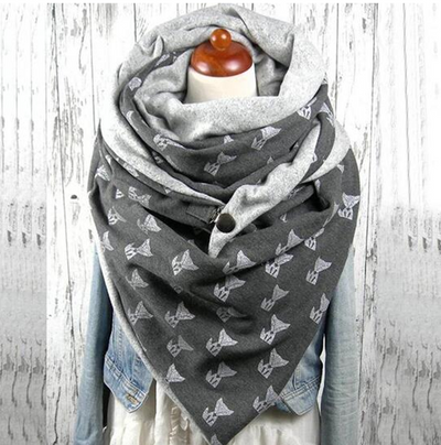 Bufanda Estampada Cálida para Invierno - Chal Versátil y Elegante - Image 2