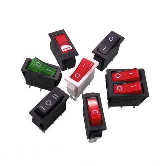 Interruptor Basculante KCD3 de 3 Pines con Luz Indicadora - Image 10