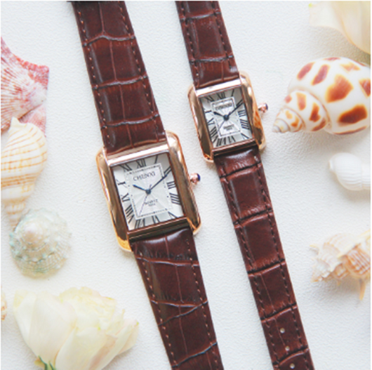 Reloj Cuadrado para Mujer con Correa Casual - Image 5