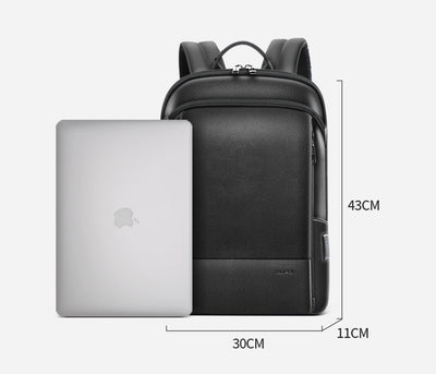 Mochila de Cuero Estratificado con Carga USB - Image 5