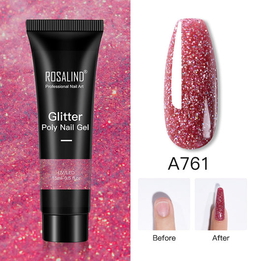 Gel Constructor Brillo Poly 15ml - Extensiones de Uñas Semipermanente - Image 9