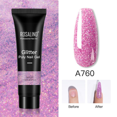 Gel Constructor Brillo Poly 15ml - Extensiones de Uñas Semipermanente - Image 10