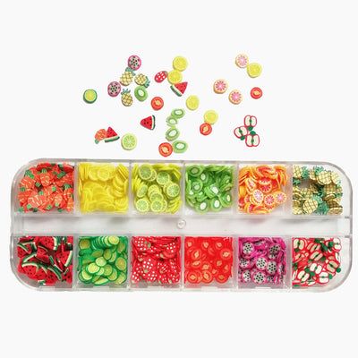 Kit de Manicura Artesanal con Arcilla Cristal DIY - Flores y Frutas - Image 7