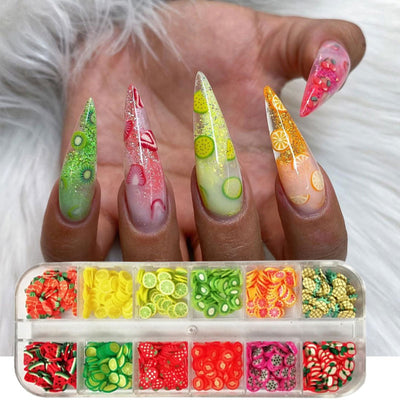 Kit de Manicura Artesanal con Arcilla Cristal DIY - Flores y Frutas - Image 11