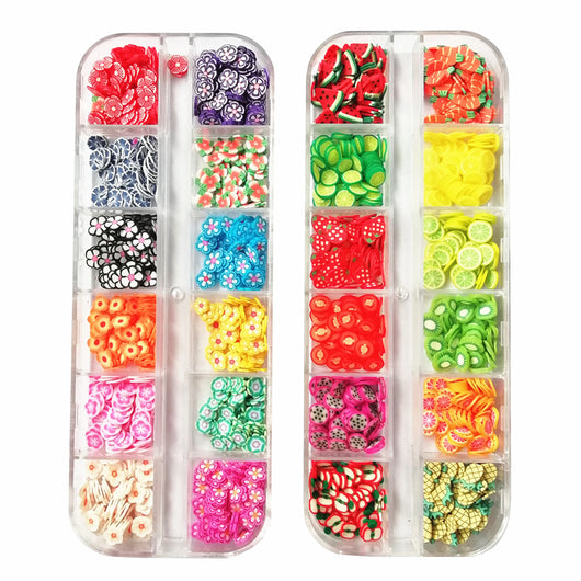 Kit de Manicura Artesanal con Arcilla Cristal DIY - Flores y Frutas - Image 5